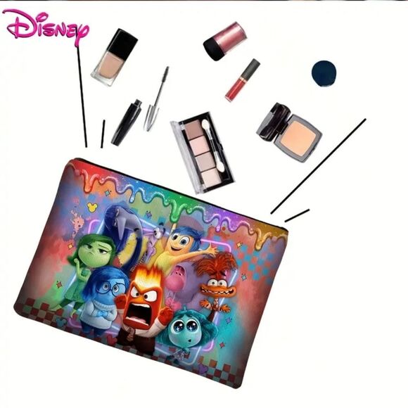 Inside Out Toiletry Makeup Canvas Bag - Picture 6 of 6